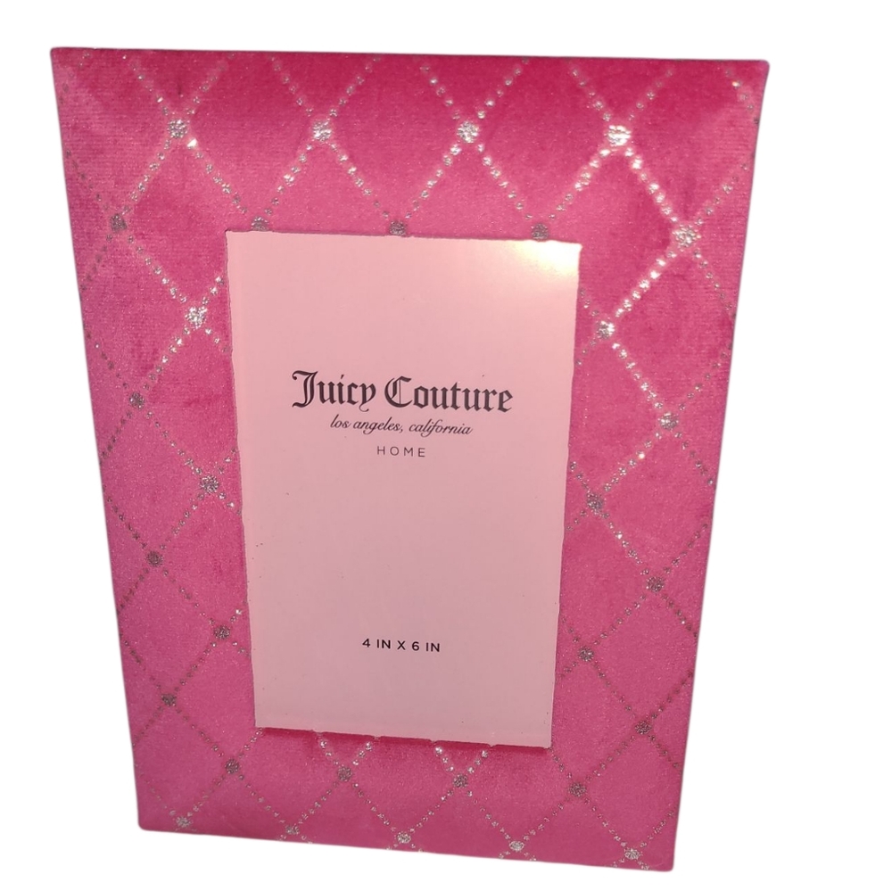 Juicy Couture Pink and Silver Frame - 4x6